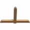 Ekena Millwork Eugene Smooth Timber Gable Bracket, Western Red Cedar, 60"W x 40"H x 3 1/2"D x 5 1/2"F, 16/12 Pitch GBW060X40X0406EUG00SWR - alternate 3